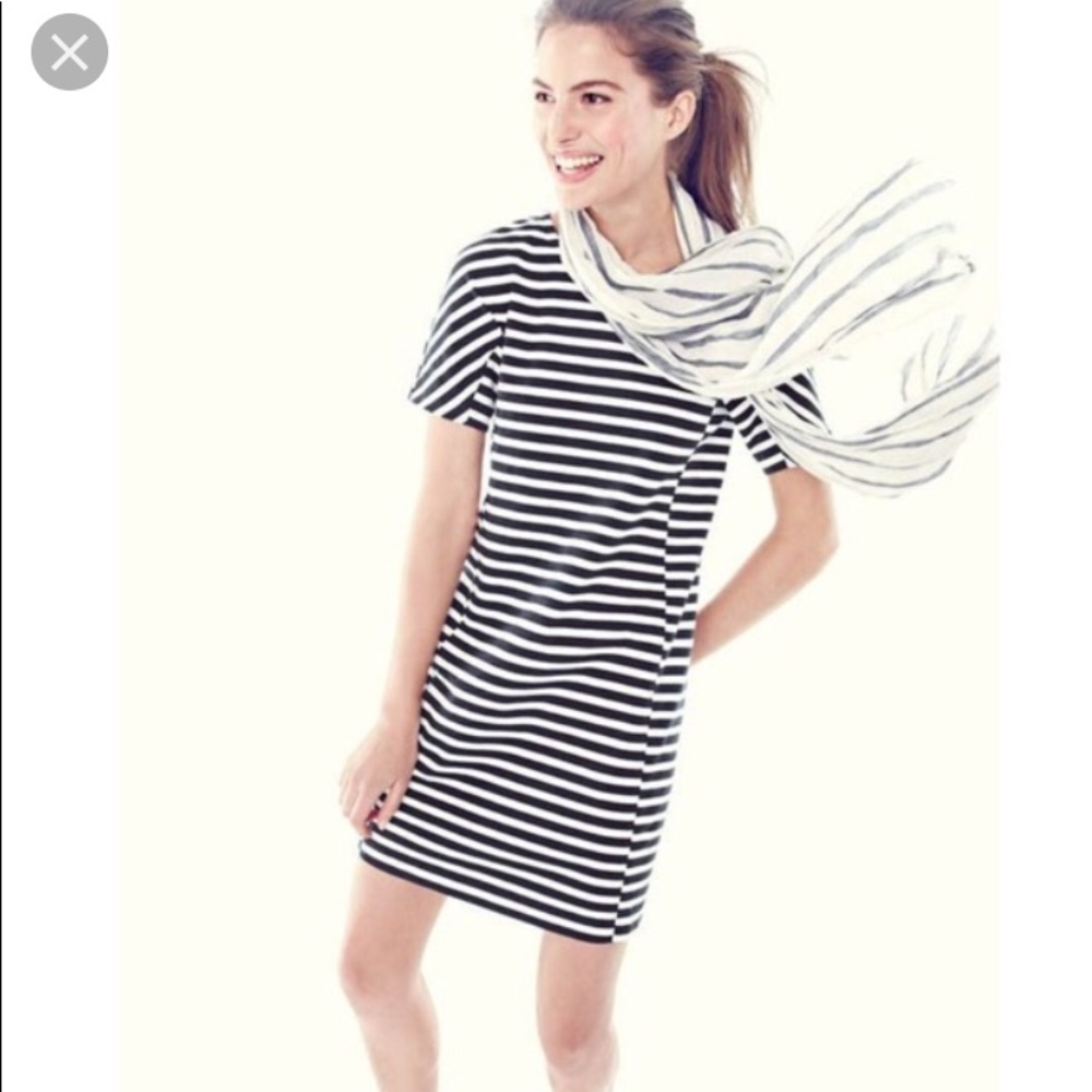 J.Crew Striped T-Shirt Dress